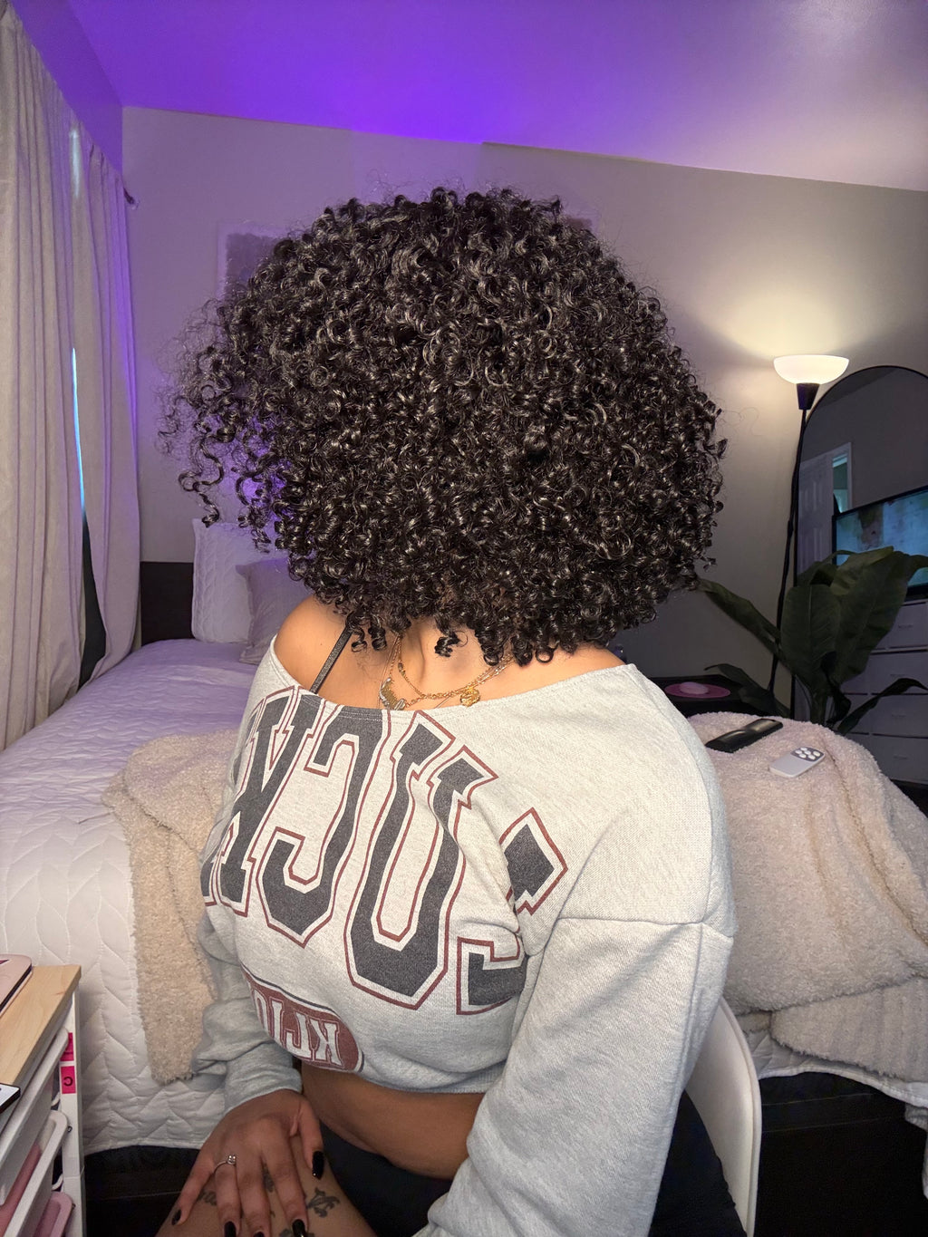 12'' Jerry Curly Glueless Wear & Go Wig