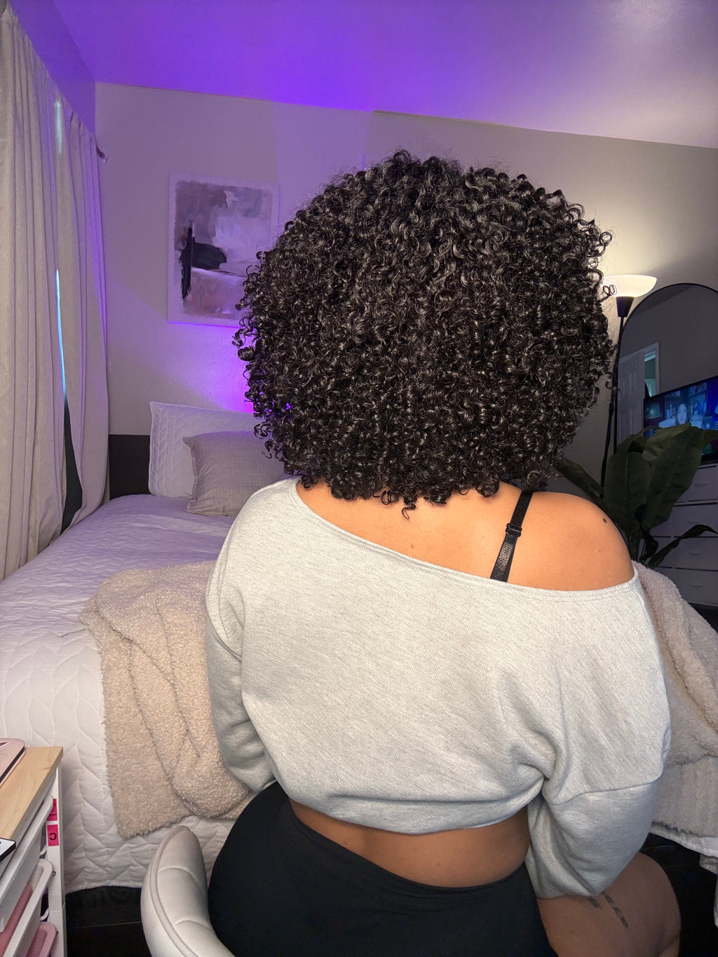 12'' Jerry Curly Glueless Wear & Go Wig