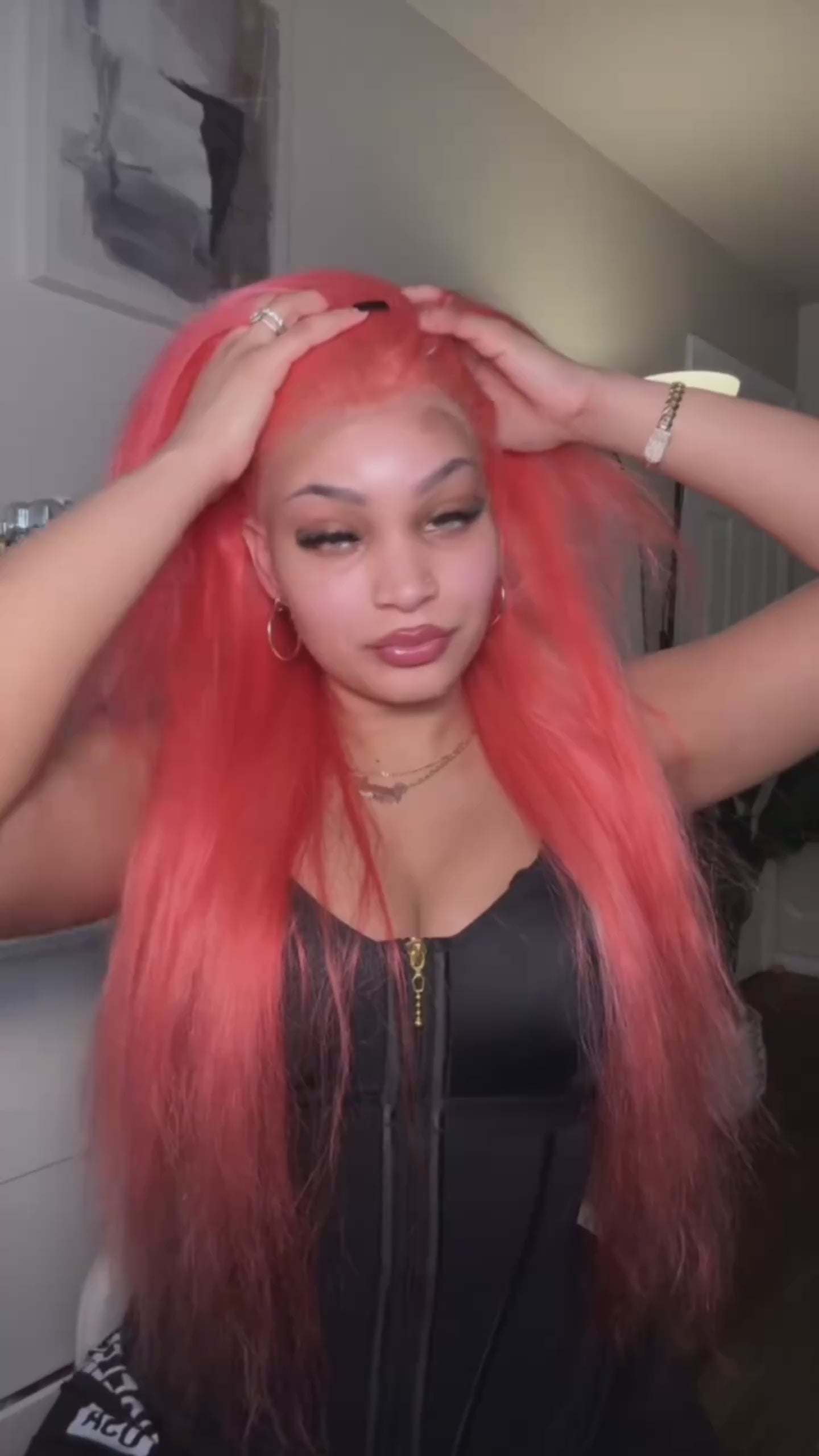 Fruit punch body wave wig