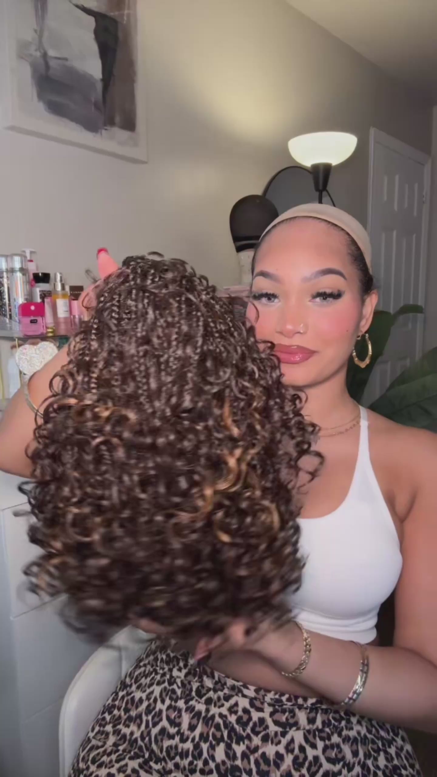 13x4  Pre-Cut Lace Wig | Glueless, Wear & Go, Boho Braids Water Wave Wig